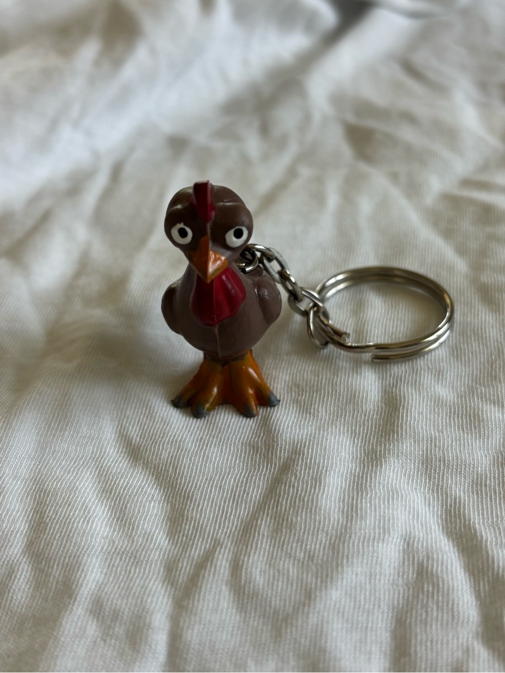 Brown Chicken Keychain - Unbranded